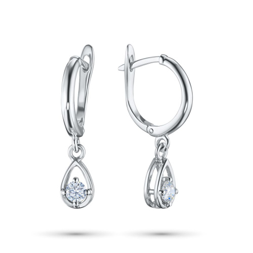 Серьги из серебра э0612сг01132700_white