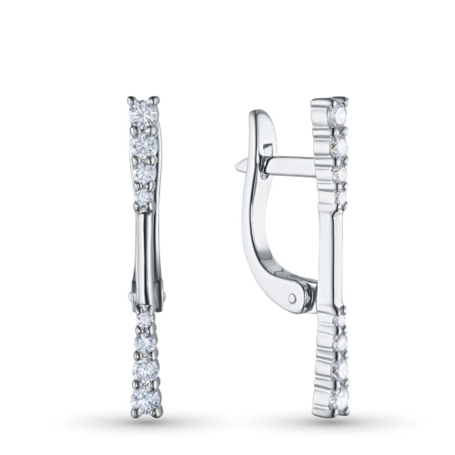 Серьги из серебра э0612сг12200018_white