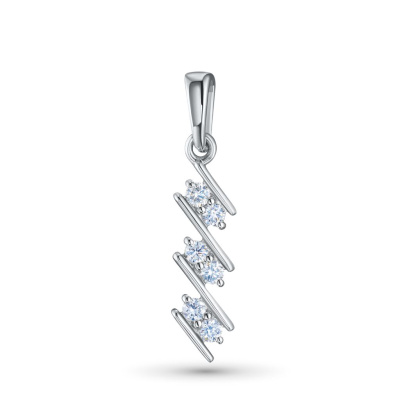 Подвеска из серебра э0612пд05115000_white