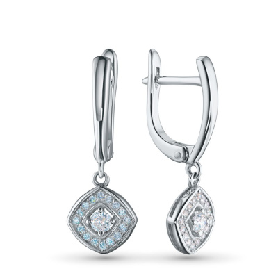 Серьги из серебра э0612сг04154700_white