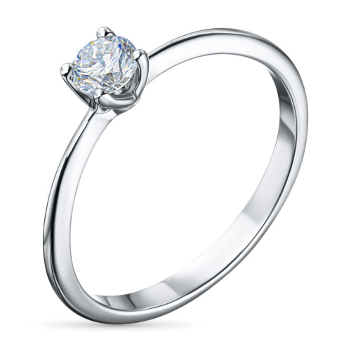 Классическое кольцо из серебра э0612кц04220754_white