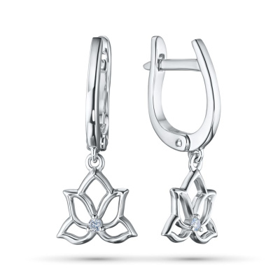Серьги из серебра э0612сг11173300
