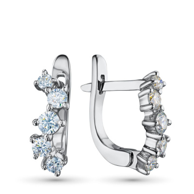 Серьги из белого золота э4712сг10172900