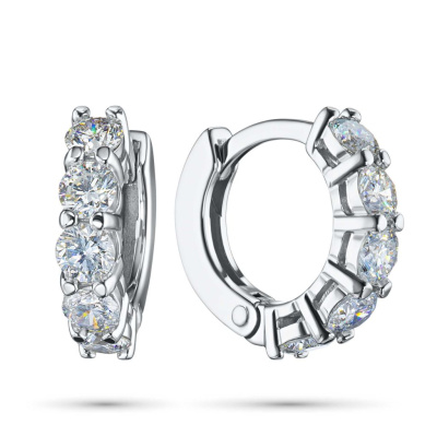 Серьги из белого золота э4712сг03220005