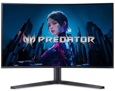 Монитор 31,5" Acer Predator X32Xbmiipphuzx UM.JXXCD.X01 3840x2160, 16:9, QD-OLED, 0,03ms, 250cd, 178°/178°, 2*HDMI, 2*DP, 240Hz, Speakers 5Wx2, Curved