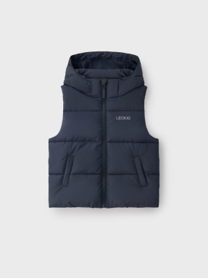 Жилет с капюшоном Leokid Stevie Navy Blue
