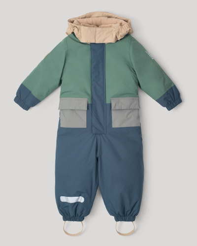 Комбинезон зимний Color block Blue Shade