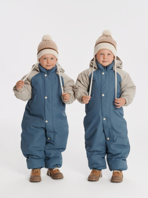 Комбинезон зимний Color block Salt Blue