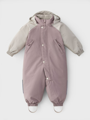 Зимний Комбинезон Color block Pink Slate