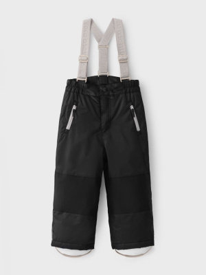 Брюки зимние на подтяжках Tino Black Coal