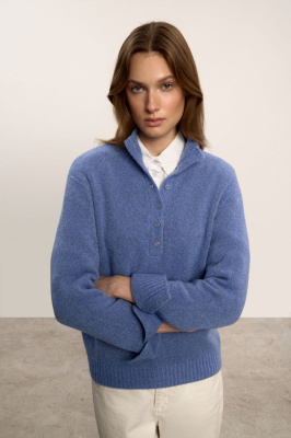 Джемпер с воротником стойкой