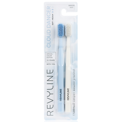 Набор зубных щеток Revyline SM6000 DUO Special Color Edition Cloud Dancer