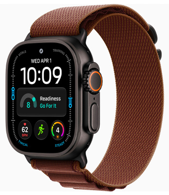 Смарт-часы Apple Watch Ultra 4 49mm Black Titanium Case with Burgundy Alpine Loop (L)