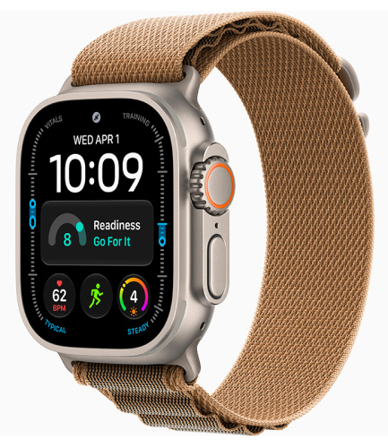 Смарт-часы Apple Watch Ultra 4 49mm Natural Titanium Case with Desert Alpine Loop (S)