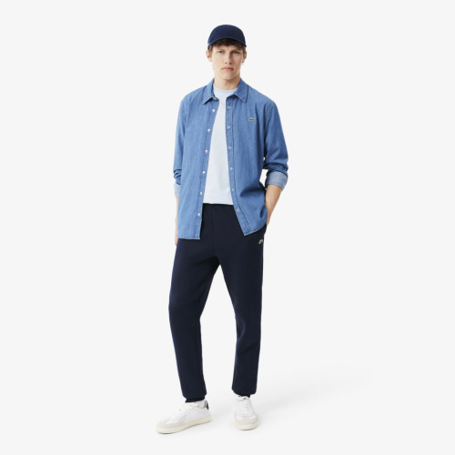 Мужские спортивные брюки из флиса зауженного кроя Lacoste