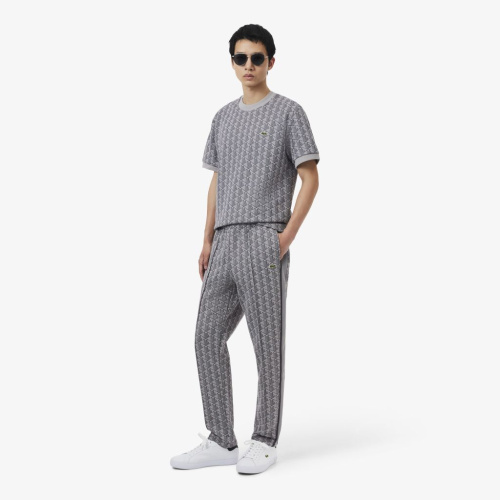 Мужские жаккардовые спортивные штаны Lacoste с монограммой