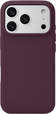 Клип-кейс Rocket Silk для Apple iPhone 18 Pro с MagSafe Бордовый