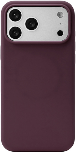 Клип-кейс Rocket Silk для Apple iPhone 18 Pro Max с MagSafe Бордовый