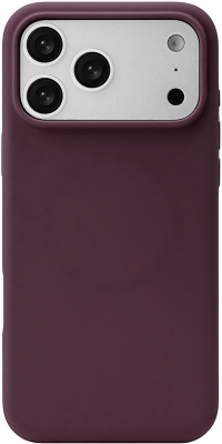 Клип-кейс Rocket Silk для Apple iPhone 18 Pro Max с MagSafe Бордовый