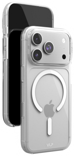 Клип-кейс VLP Puro для Apple iPhone 18 Pro с MagSafe Прозрачный