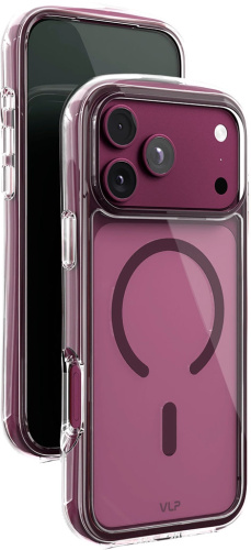 Клип-кейс VLP Bubble для Apple iPhone 18 Pro Max с MagSafe Тёмно-фиолетовый