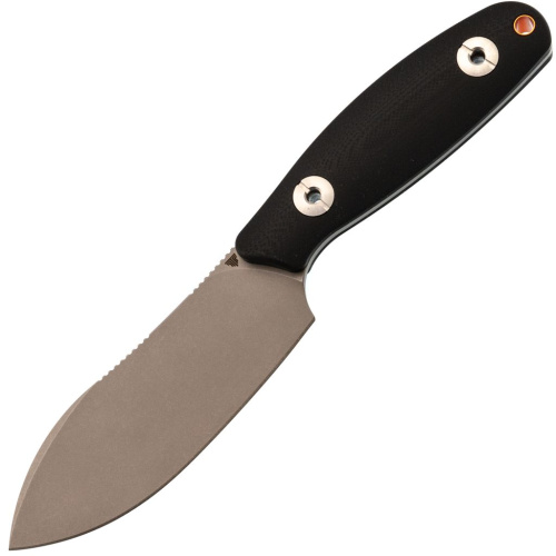 Походный нож Trivisa Aubergine-BG, сталь 14C28N, рукоять G10, черный