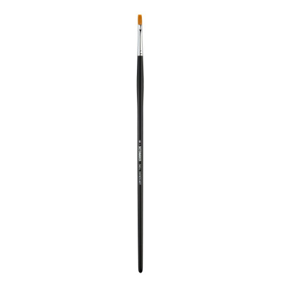 Кисть синтетика мягкая №6 плоская Sketchmarker "342" ручка длинная