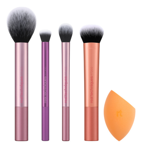 Набор для макияжа Everyday Essentials Set (кисть 4шт + спонж)
