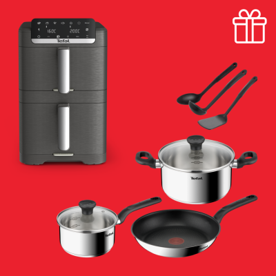 Аэрогриль Easy Fry EY756HE0 + Набор посуды Tefal  Easy Boil  G749S874
