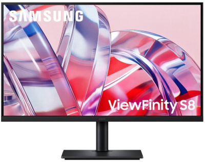 Монитор 32" Samsung S32H804EAIXCI 3840x2160, 16:9, VA, 350cd, 5ms, 178°/178°, HDMI, DP, 3*USB, 60Hz, HAS, Pivot, Vesa 100x100, black