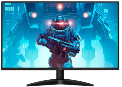 Монитор 23,8" AOC Q24B36X Black, 16:9, IPS, 2560x1440, 0,5/4ms, 300cd, 144Hz, 1xHDMI, 1xDP, Tilt, External, Vesa 100x100