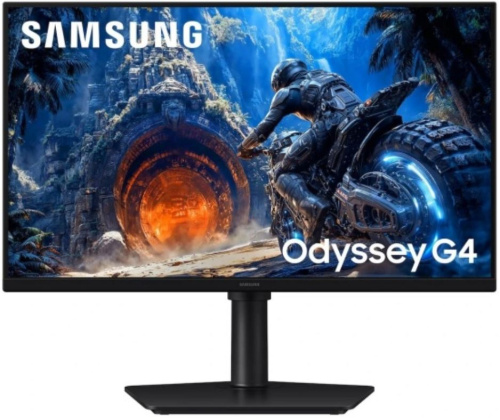 Монитор 25" Samsung Odyssey G4 G40H S25HG400EI 1920x1080 16:9, IPS, 300cd, 1M:1, 1ms, 178/178, HDMI, DP, 300Hz, Tilt, Swiv, HAS, Pivot, VESA, black