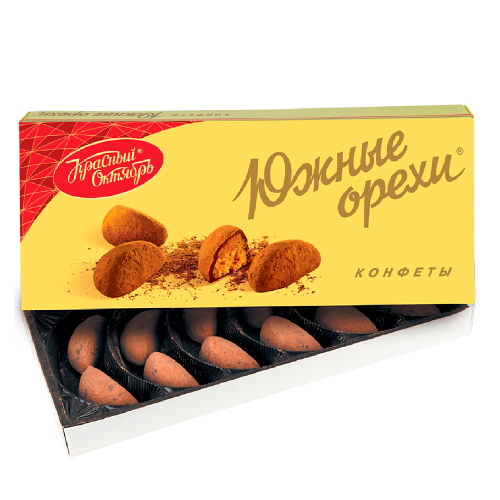 Конфеты в коробке Южные орехи, Красный Октябрь, 145 гр.