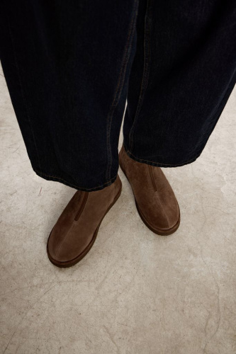 Ботинки с передней молнией