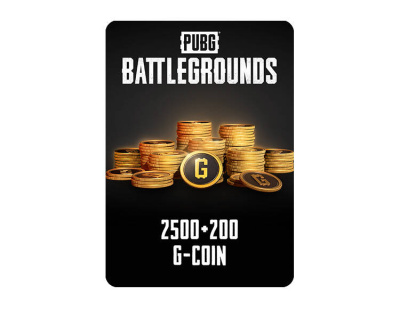 Игровая валюта PUBG: Battlegrounds - 2500 + 200 G-Coin [Цифровая версия] (PC)