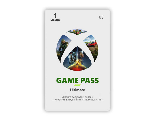 Карта оплаты Xbox Game Pass Ultimate на 1 месяц [Цифровая версия] (US)