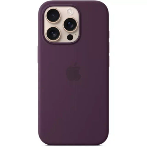Чехол-накладка Apple Silicone Case with MagSafe для iPhone 16 Pro (Plum) (MYYM3)