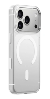 Чехол-накладка Kzdoo Mag Guardian Magsafe для iPhone 17 Pro Max силиконовый (прозрачный)