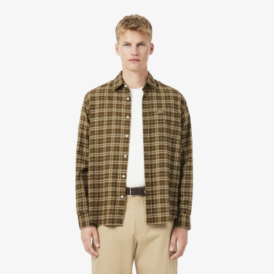 Мужская хлопковая рубашка Lacoste