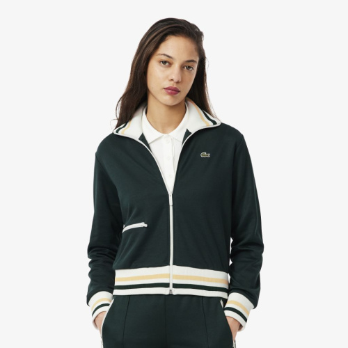 Женская хлопковая толстовка Lacoste