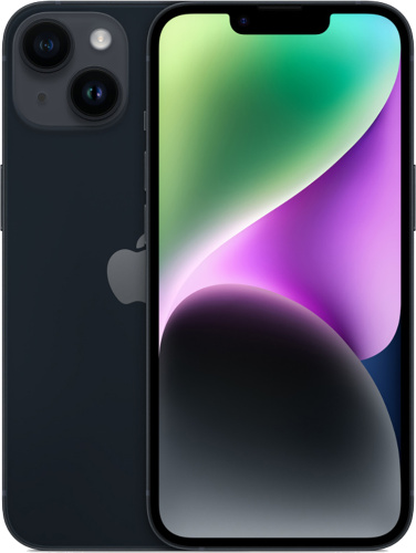 Смартфон Apple iPhone 14 128 ГБ MPUF3ID/A «Тёмная ночь» (nanoSIM+eSIM, без RuStore)