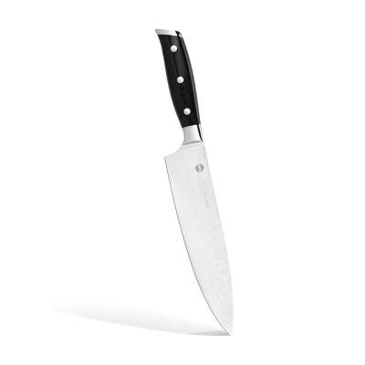 Кухонный нож Поварской FISSMAN Bujo 20 см, сталь Damascus