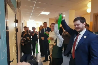 Первый кабинет геологии в Якутии открыли в гимназии «Центр глобального образования» / Алексей Рудых   