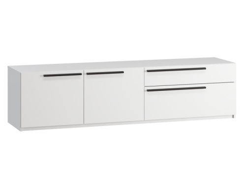 ТВ-тумба Кимбол 180x45 Белый/Черный