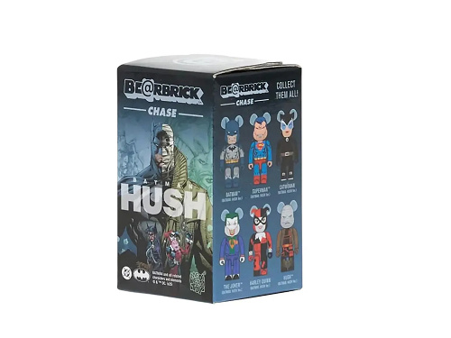 DC BBRCK100BATHSH Фигурка Medicom Toy 100% Bearbrick Chase Batman Hush, 1 фигурка