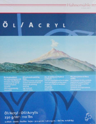 Альбом-склейка для акрила и масла Hahnemuhle "Ol/Acryl" 30х40 см 10 л 230 г