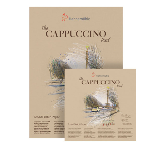 Альбом-склейка для набросков Hahnemuhle "The Cappuccino Pad" 30 л 120 г, светло-коричневый