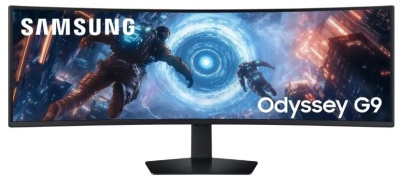 Монитор 49" Samsung Odyssey G9 S49FG916EIXCI 5120x1440 LED, 32:9, VA, 350cd, 2500:1, 1ms, 178/178, DP, HDMI, 144Hz, Curved 1000R, tilt, HAS, pivot, VE
