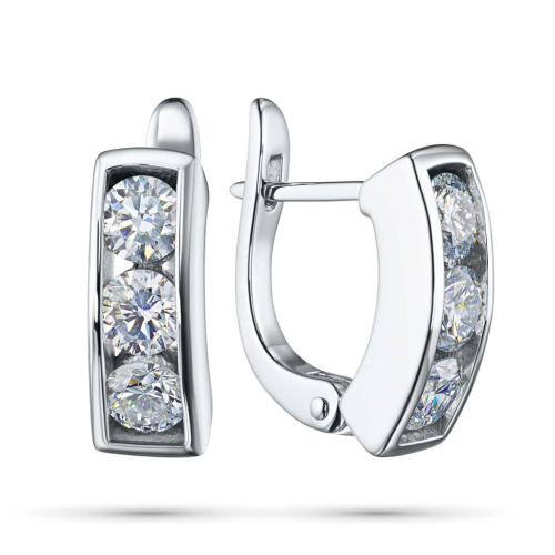 Серьги из белого золота э4712сг02135400