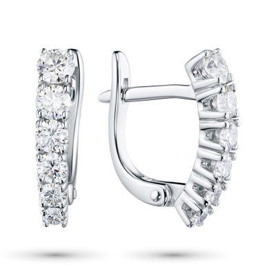 Серьги из белого золота э4712сг12200016